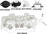 Dryer Heating Element Complete Kit by DR Quality Parts Replacement For DC47-00019A, DC96-00887A, DC47-00016A, DC47-00018A, DC32-00007A