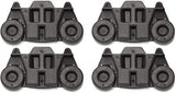 4 Pack W10195416 Lower Dishwasher Wheel Replacement by DR Quality Parts - Exact Fit for Whirlpool & Kenmore Dish Rack - Replaces AP5983730, W10195416V