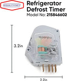 215846602 Refrigerator Defrost Timer Replacement Part by DR Quality Parts for Frigidaire & Kenmore Refrigerators - Replaces 215846606 240371001