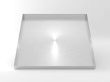27" x 25" 2.5" Heavy Duty Washer Machine Drain Pan, Stainless Steel Fine Catch, Drip