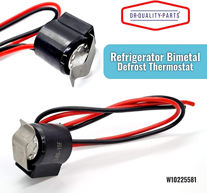 W10225581 Refrigerator Bimetal Defrost Thermostat Replacement Part by – DR  Quality Parts
