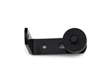 Black Bottom Guide Stay Roller Adjustable for Barn Door Hardware
