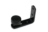 Black Bottom Guide Stay Roller Adjustable for Barn Door Hardware