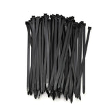 Multi-Purpose Strong Cable Ties (Pack of 100), 50 lbs, Black, Self Locking Zip Ties (12 inch)