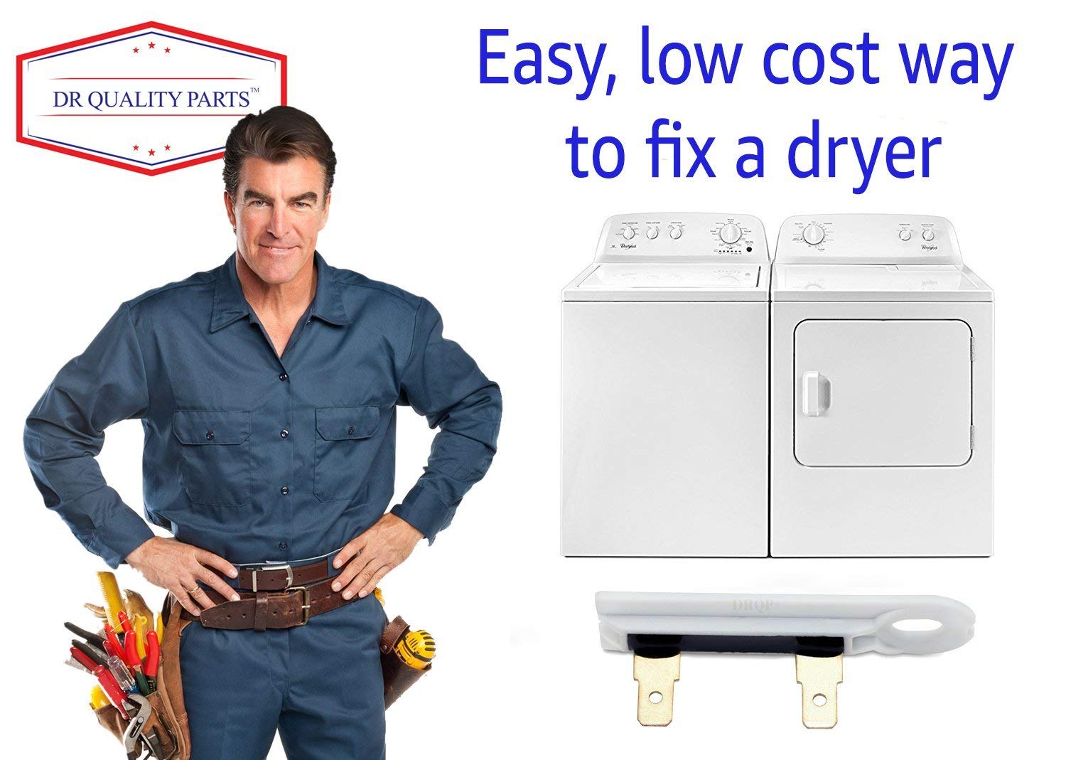 Dr Quality Parts Dryer Thermal Fuse Replacement Part