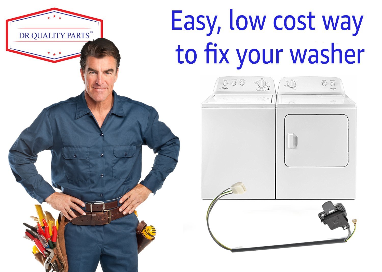 3949247 Washer Lid Switch Replacement part by DR Quality