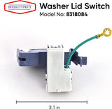 8318084 Washer Lid Switch Replacement Part by DR Quality Parts - Exact Fit for Whirlpool & Kenmore Washers - Replaces AP3180933 PS886960 WP8318084