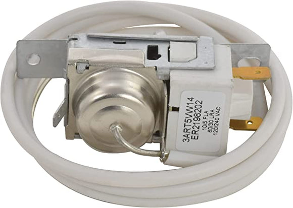 2198202 Refrigerator Cold Control Thermostat - Exact Fit for Whirlpool, Kenmore Replaces Part Numbers: WP2198202 2161284 2198201 PS11739232 AP6006166