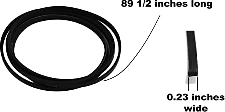 Dryer Drum Belt by DR Quality Parts Compatible with GE Frigidaire & Ke