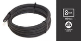 Multi-Purpose Strong Cable Ties (Pack of 100), 50 lbs, Black, Self Locking Zip TIes (8 inch)